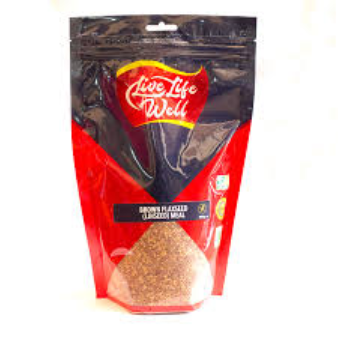 LIVE LIFE W BROWN FLAXSEED LINSEED MEAL 500G